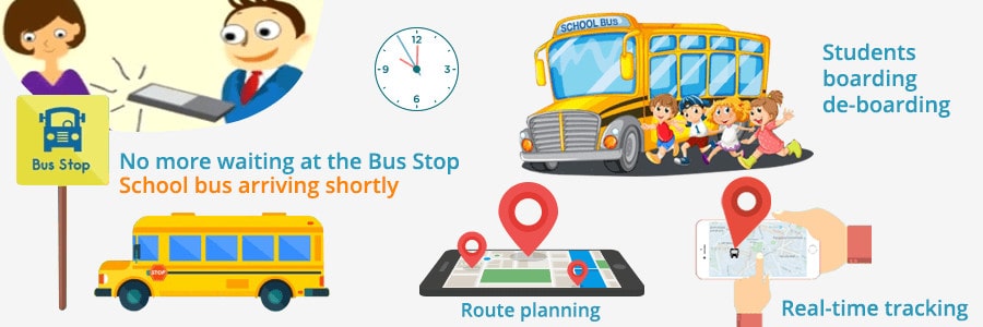 GPS school bus tracking system